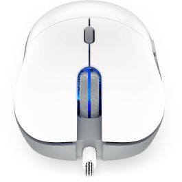 Endorfy GEM Plus Ratón Gaming Onyx White
