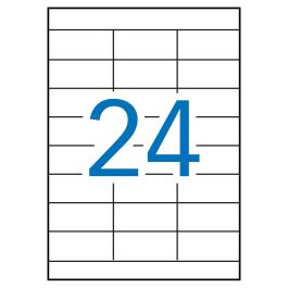 Apli Etiquetas Adhesivas 70x33,8 mm Inkjet-Láser C-Rectos 24 X 100H Blanco Precio: 17.89000004. SKU: S8400845