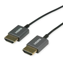 ROLINE 11.04.5937 Cable HDMI Ultra HD 8K con Ethernet, Ultra Slim, Coaxial, Negro, 1.5 m Precio: 67.6753. SKU: B13JFFHQCT