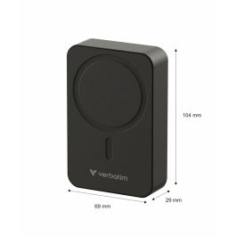 Verbatim Power Bank Cargador Inalámbrico 20.000 mAh USB-C Negro Verbatim Power Bank Cargador Inalámbrico 20.000 mAh USB-C Negro