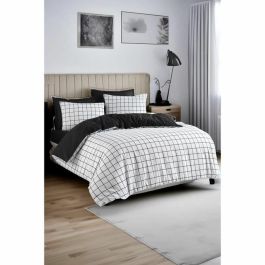Juego de Cama ASI8684283344598 - Funda Nórdica 220x240 cm + 2 Fundas Almohada 60x60 cm - Algodón/Poliéster Blanco