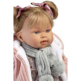 Muñeca llorona alexandra chaqueta de lana y bufanda 42cm Muñeca llorona alexandra chaqueta de lana y bufanda 42cm