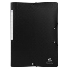 Carpeta De Gomas Y Solapas Exacompta Pp Opaco A4 Con Etiqueta Negro Precio: 3.50000002. SKU: B1B375SAWN