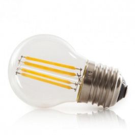 Bombilla LED Filamento E27 G45 4W 288Lm 2700K Blanco Cálido Estilo Incandescente Ahorro Energía 40.000H [WO-LF-G45-E27-4W-WW-EP06]