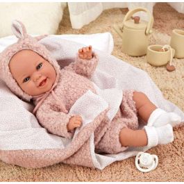 Muñeca elegance babyto rosa con manta (muñeca de peso) 35 cm cuerpo blando Muñeca elegance babyto rosa con manta (muñeca de peso) 35 cm cuerpo blando