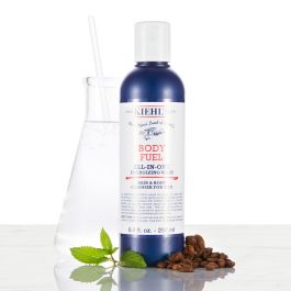 Kiehl's BODY FUEL Gel de Baño y Cabello Energizante y Revitalizante Todo en Uno para Hombre con Vitamina C, E y Cafeína 250 ml