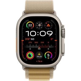 Apple Watch Ultra 2 GPS + Cellular - 49 mm - Caja de titanio natural - Correa Alpine Loop color tostado - Grande