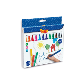 Jovi Rotulador Maxi Punta Gruesa 13 mm Caja 12 Unidades Colores Surtidos Antisecante