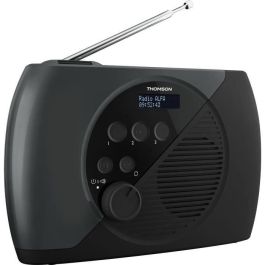 Thomson AAAYF54173 Radio DAB/FM Digital Portátil Gris y Negro con Sintonizador PLL y Pantalla LCD