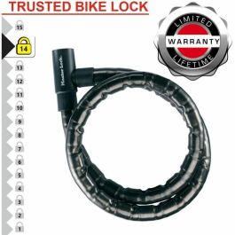 Master Lock 8115EURDPS Candado de Cable con Llave de Acero - Negro