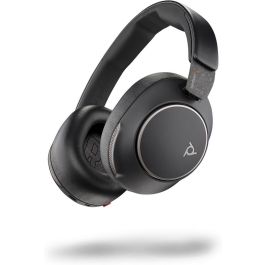 Poly Voyager Surround 80 UC Auriculares Inalámbricos Bluetooth USB-C Diadema Supraaural Negro para Música y Uso Diario