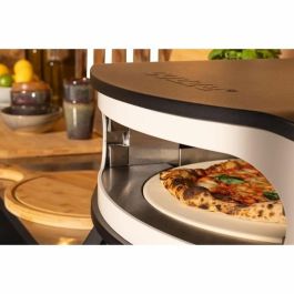 Cozze 90426 Horno de pizza a gas 17 Giratorio con Termómetro y Puerta Integrados
