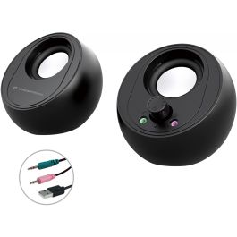 CONCEPTRONIC ALTAVOCES 2.0 BJORN01B 10W COLOR NEGRO JACK 3.5" Y BLUETOOTH ALIMENTACION USB Precio: 16.50000044. SKU: B19JKB5QT7