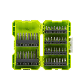 Ryobi Caja 48 para Accesorios de Atornillado (32 puntas 25mm, 15 puntas 50mm, Soporte) Precio: 34.50000037. SKU: B1AK57JACL
