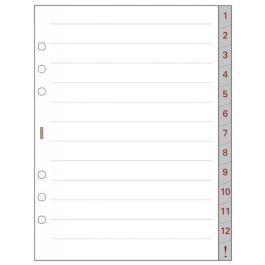 Recambio Agenda Finocam R1072 Open 1000 155X215 Separadores Num.12+1 Precio: 6.50000021. SKU: B197VLFAYN