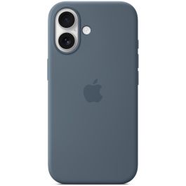 Apple MGEW4ZMA Funda de Silicona con MagSafe para iPhone 17 - Azul Ancla