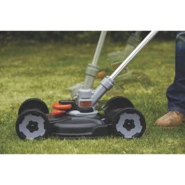 Black & Decker Herramienta Inalámbrica 3 en 1 Cortacésped 28cm 18V Batería 2Ah con 2 Velocidades E-Drive y Alimentación Reflex Black & Decker Herramienta Inalámbrica 3 en 1 Cortacésped 28cm 18V Batería 2Ah con 2 Velocidades E-Drive y Alimentación Reflex