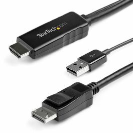 Adaptador Display Port a HDMI/VGA Startech HD2DPMM2M (2 m) Negro