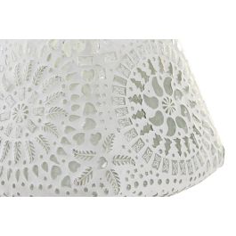 DKD Home Decor Lámpara de Sobremesa Árabe Mandala Cristal Blanco 20x20x22 cm E14 25W - Pack 4 Unidades