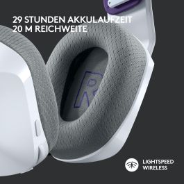 Logitech Auricular con Micrófono G733 LIGHTSPEED Inalámbrico, 29h Batería, RGB LIGHTSYNC