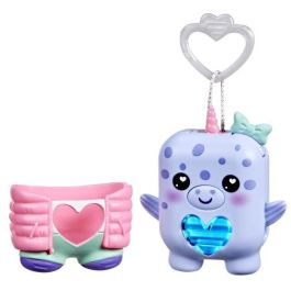 Hasbro HASG2214ES0 Nano-mals Bubbly el Narval, compañero electrónico con más de 70 reacciones, para niños a partir de 5 años