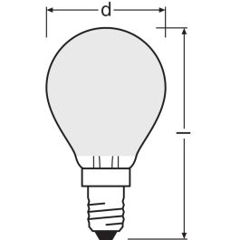 [LVE-4099854069239] Ledvance/Osram Bombilla LED "Classic" E14 2,5W 250Lm 2700K 300º IP20