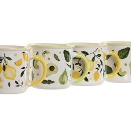Mug Mediterraneo DKD Home Decor Verde Amarillo 9.5 x 8.5 x 12.5 cm (12 Unidades) Mug Mediterraneo DKD Home Decor Verde Amarillo 9.5 x 8.5 x 12.5 cm (12 Unidades)
