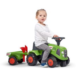 Falk 212C Tractor Porta-Tractor Claas con Remolque, Pala y Rastrillo para Niños +1 Año - Juguete Didáctico de Habilidades Motoras y Equilibrio Falk 212C Tractor Porta-Tractor Claas con Remolque, Pala y Rastrillo para Niños +1 Año - Juguete Didáctico de Habilidades Motoras y Equilibrio