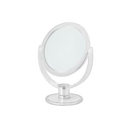 Berilo Espejo de Pie Doble Cara Transparente 18x13x18 cm - Aumento 1X y 3X para Maquillaje y Precisión (12 Unidades) Precio: 18.49999976. SKU: B17PEZAJ82