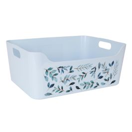 Dem Cesta Multiusos con Flores, 33 x 24 x 14.5 cm (12 Unidades)