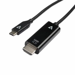 Adaptador USB-C a HDMI V7 V7UCHDMI-1M Negro 1 m Adaptador USB-C a HDMI V7 V7UCHDMI-1M Negro 1 m