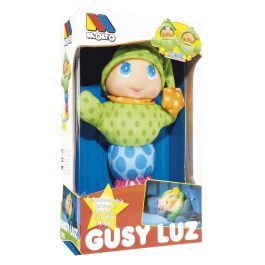 Molto 385 Gusy Luz Dos Caras Peluche Luminoso Clásico para Dormir Bebés y Niños, Cara Giratoria, +6 Meses