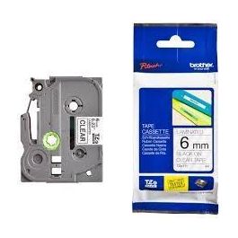 Brother TZe111 Cinta Rotuladora Laminada - Texto Negro Sobre Transparente, 6 mm x 8 m Precio: 10.50000006. SKU: B1JKHW5EHW