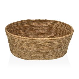 Cesta Oval Natural L Versa 31x16x39 cm - Paja con cuerda de algodón (2 Unidades) Precio: 18.99000015. SKU: B15R4284VZ