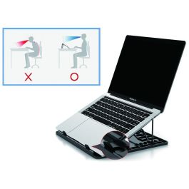 Conceptronic Soporte Base Refrigeración Portátil Ergonómico Ajustable hasta 15.6" Aluminio