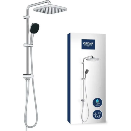 Grohe Columna de Ducha Vitalio Comfort 250 con Desviador Manual Cromo 26698001 - Ahorro de Agua Precio: 245.78999951. SKU: B1E3YVMHBD