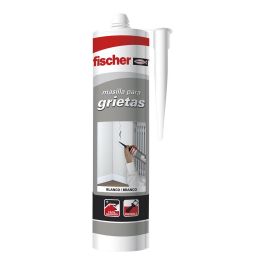 Fischer Masilla grietas gris 300ml 98677 - Masilla acrílica para juntas con movimiento inferior al 10%