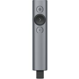 Logitech Presentador Inalámbrico Spotlight Plus Bluetooth/RF USB Gris 30m Alcance