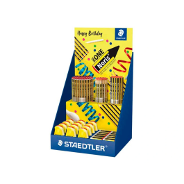 Staedtler Expositor Sobremesa Noris 120 Feliz Aniversario, 152 Unidades Surtidas, 383x382x250 mm