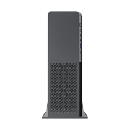 Phoenix Caja de Ordenador Micro ATX ITX SLIM con Fuente 300W 80+ Integrada, USB 3.0/2.0, Ventilador 80mm y Soporte Vertical