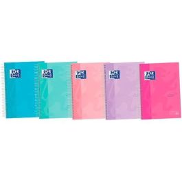 Oxford Cuaderno Touch EUROPEANBOOK 4 Espiral A5+ 120H Tapa Extradura Colores Pastel Microperforado Cuadrícula 5x5mm (5 Unidades) (5 Unidades) Precio: 21.88999989. SKU: B15E486X7B