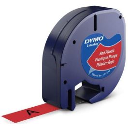 Dymo 91203 Cinta Negro Sobre Rojo, 12 mmx4M, Plástico para Rotuladora Letratag Precio: 7.49999987. SKU: BIXS0721630