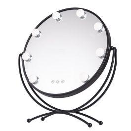 Espejo Iluminado Maquillaje LED 4200ºK 48x43Cm Negro 40.000H [SUN-KRS-430-B Precio: 57.9900002. SKU: B16LV5ZKN2