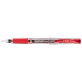 Boligrafo de tinta líquida Uni-Ball Signo Broad UM-153 W Rojo 0,6 mm (12 Piezas)