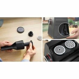 Bosch MFWS650B Picadora de carne Serie 6, 500 W, 3,5 kg/min, 3 rejillas Negra