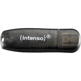 Intenso Lápiz USB 2.0 Rainbow line 16GB (3502470) - Negro transparente, 28MB/s lectura Precio: 6.89000015. SKU: S7819223