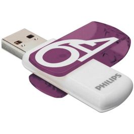 Philips FM64FD05D Memoria USB 2.0 de 64GB, Pack de 2, Edición Magic Purple