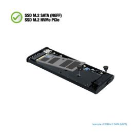 Tooq Caja Externa SSD M.2 NVMe TQE-2222B / USB 3.1 Gen2 / Sin Tornillos