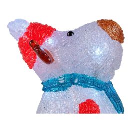 Lumineo Figura acrílica LED para interior 13x10x16cm, 16 LEDs, modelos surtidos (reno, santa, muñeco de nieve, oso)