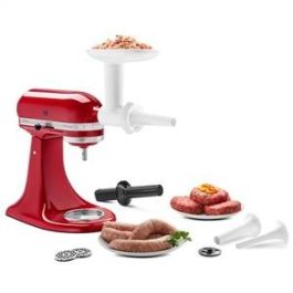 Kitchenaid 5KSMSSA Embutidor de Salchichas y Chorizo con Tubos Rellenos